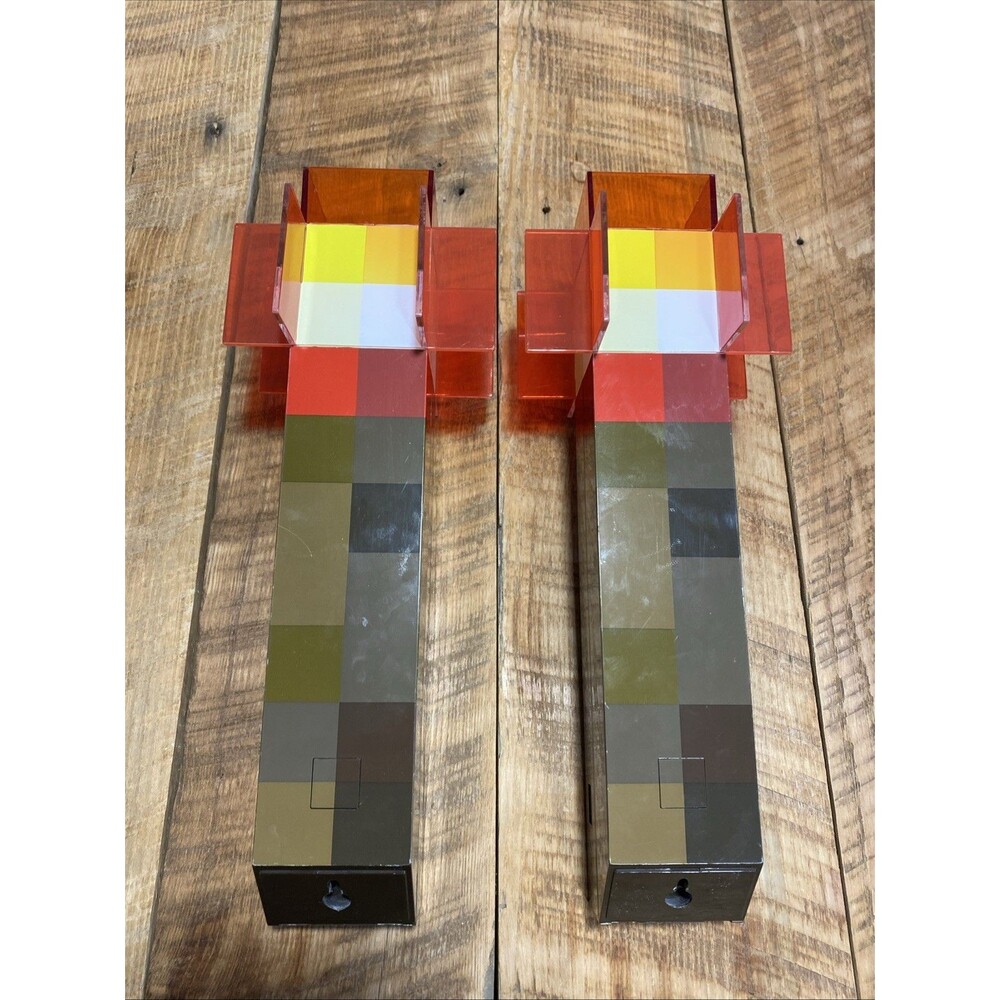 Minecraft Redstone Torch 12.6-Inch LED Wall Light USB Rechargeable